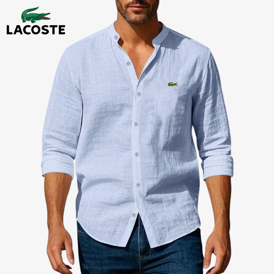 LACOSTE – Elegant skjorta med en styv krage