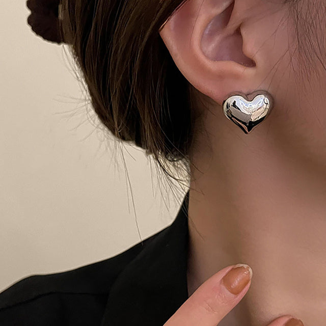 Boucles d'oreilles cœur élégantes
