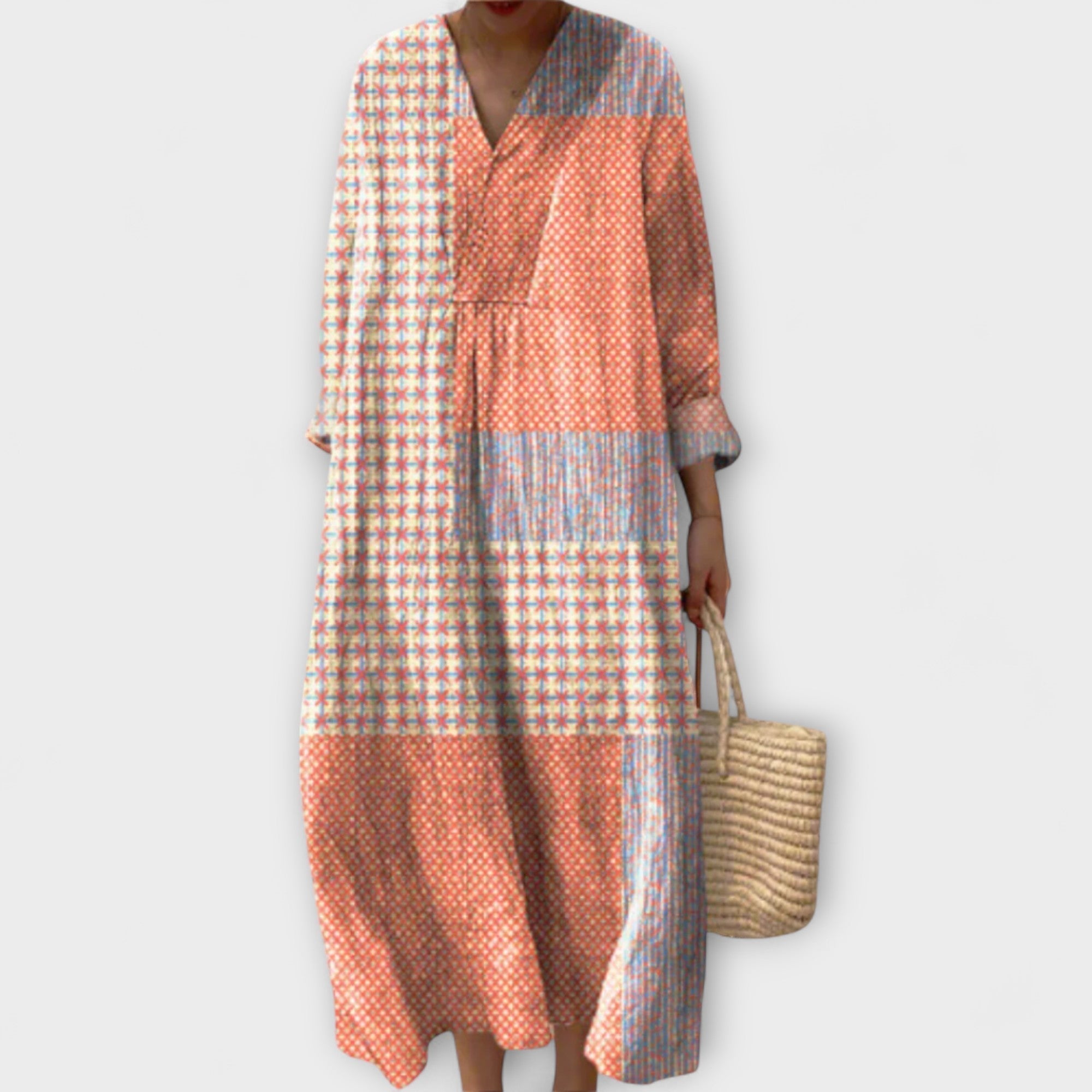 Bethany - Robe élégante avec design géométrique