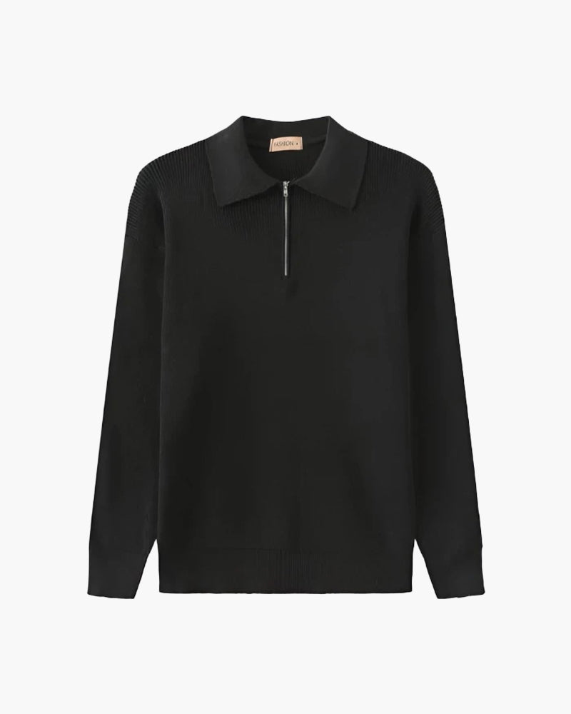 Cesare Halv Lynlås Sweater