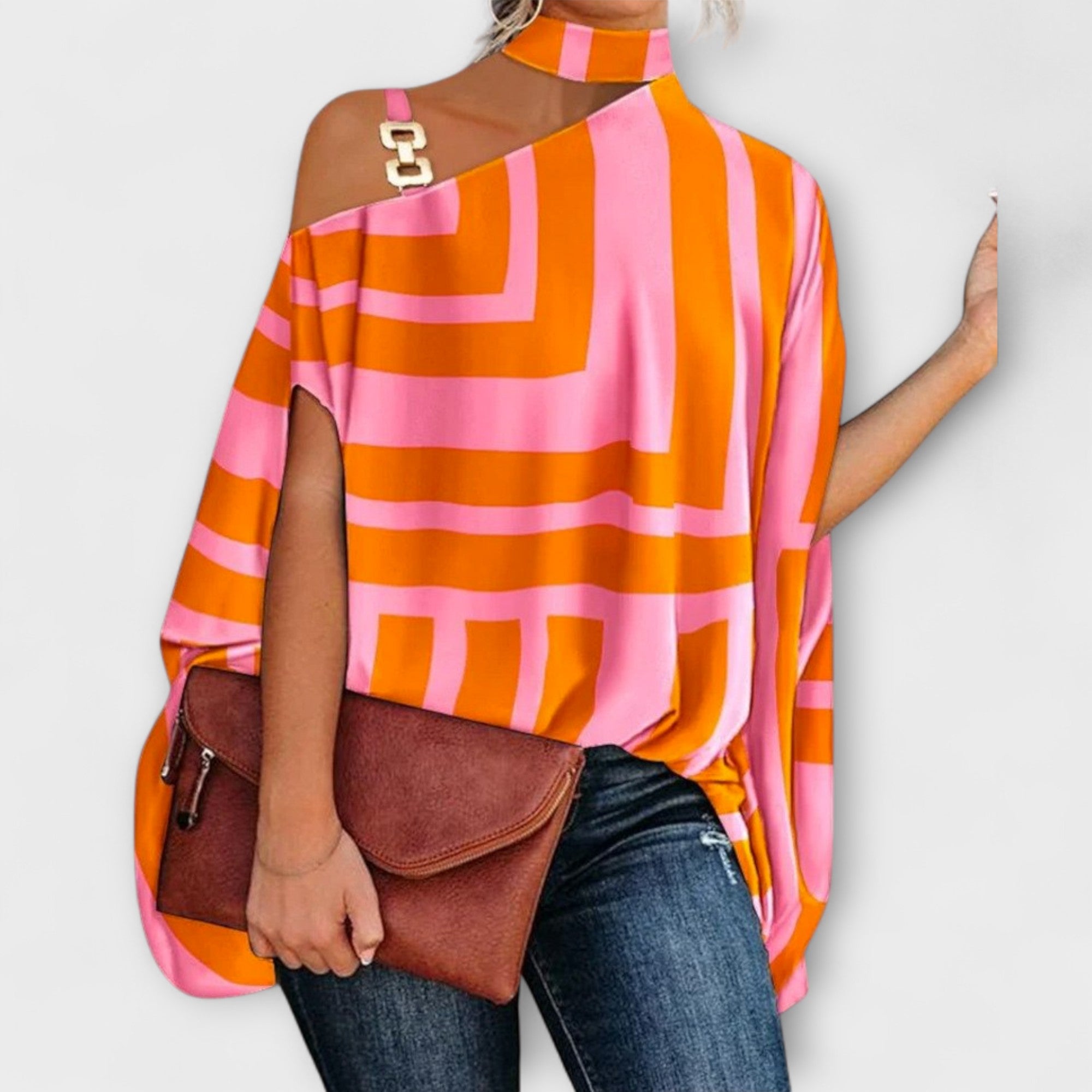 Bluse med av skuldrene for kvinner