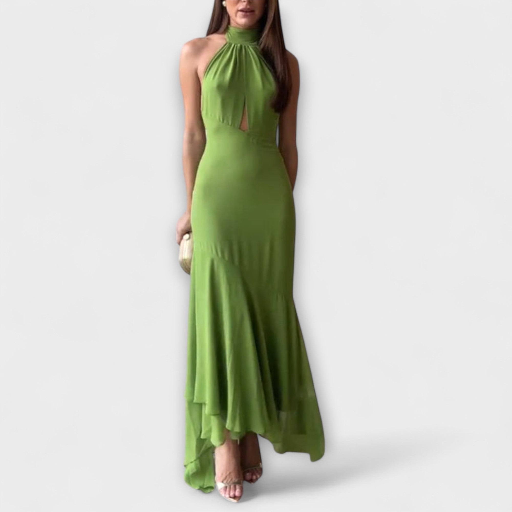 Elodie - Robe Maxi Asymétrique Chic