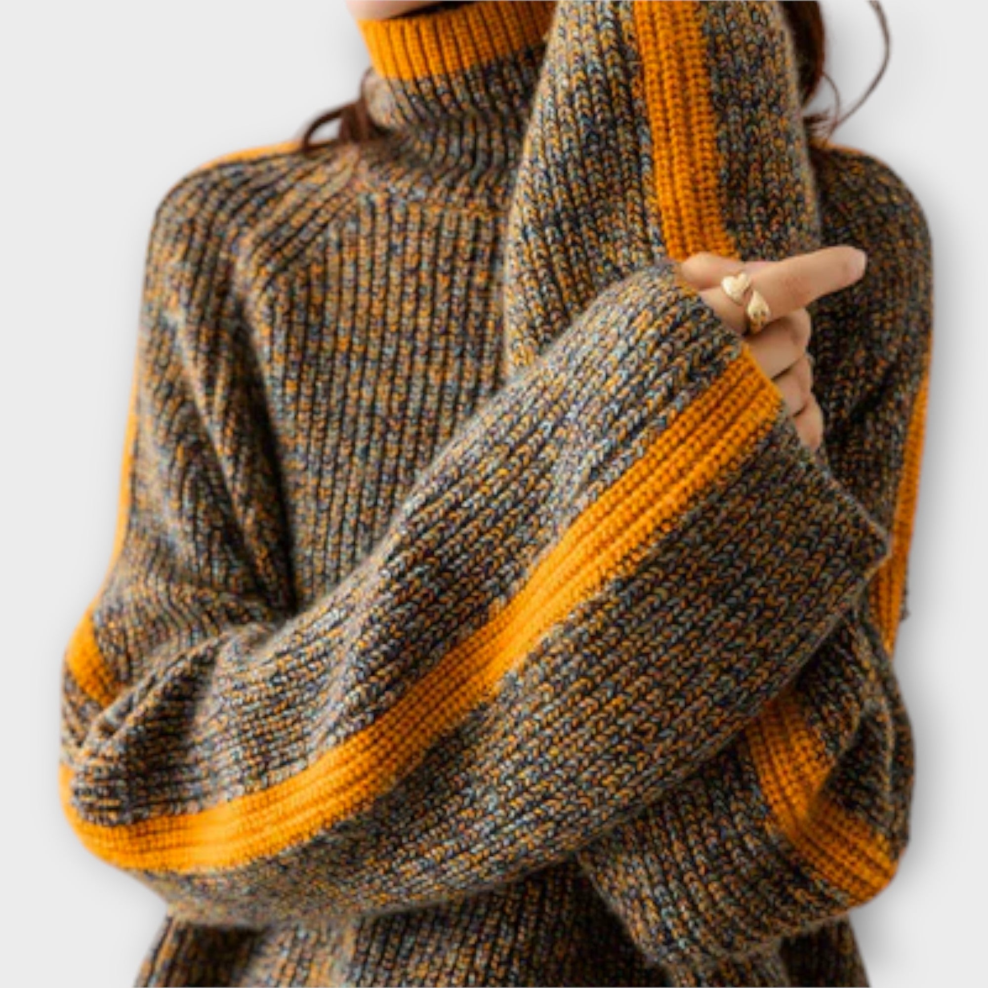 Breseis - Vintage sweter z golfem