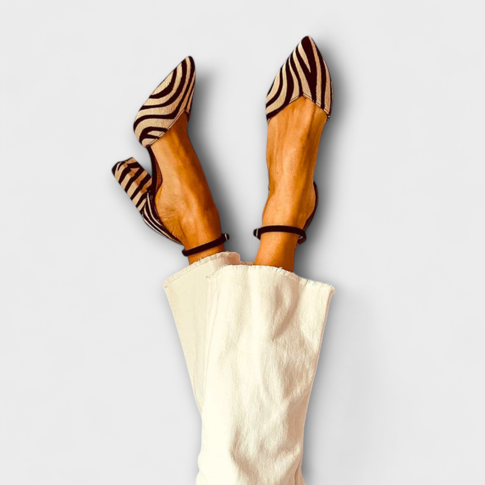 Zebrina – Talons Déclaration avec Imprimé Zèbre