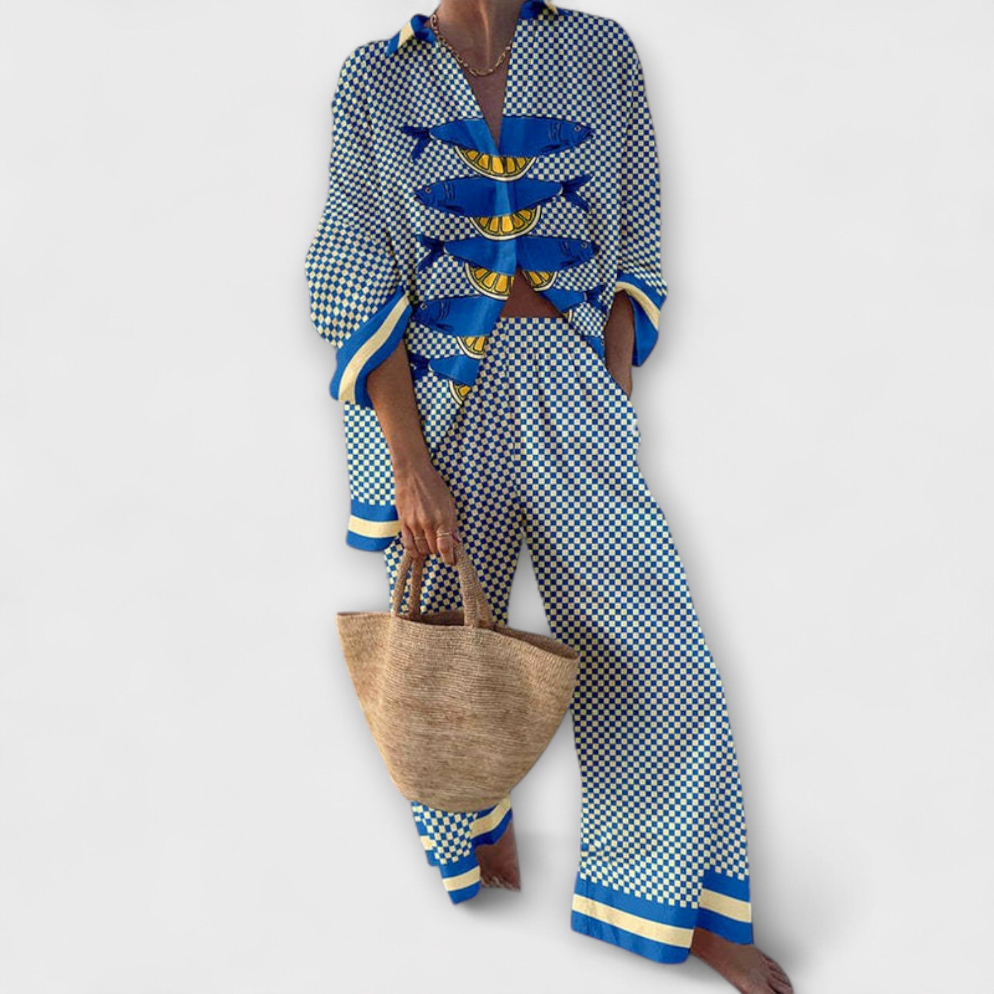 Trivela – Completo con stampa di limoni