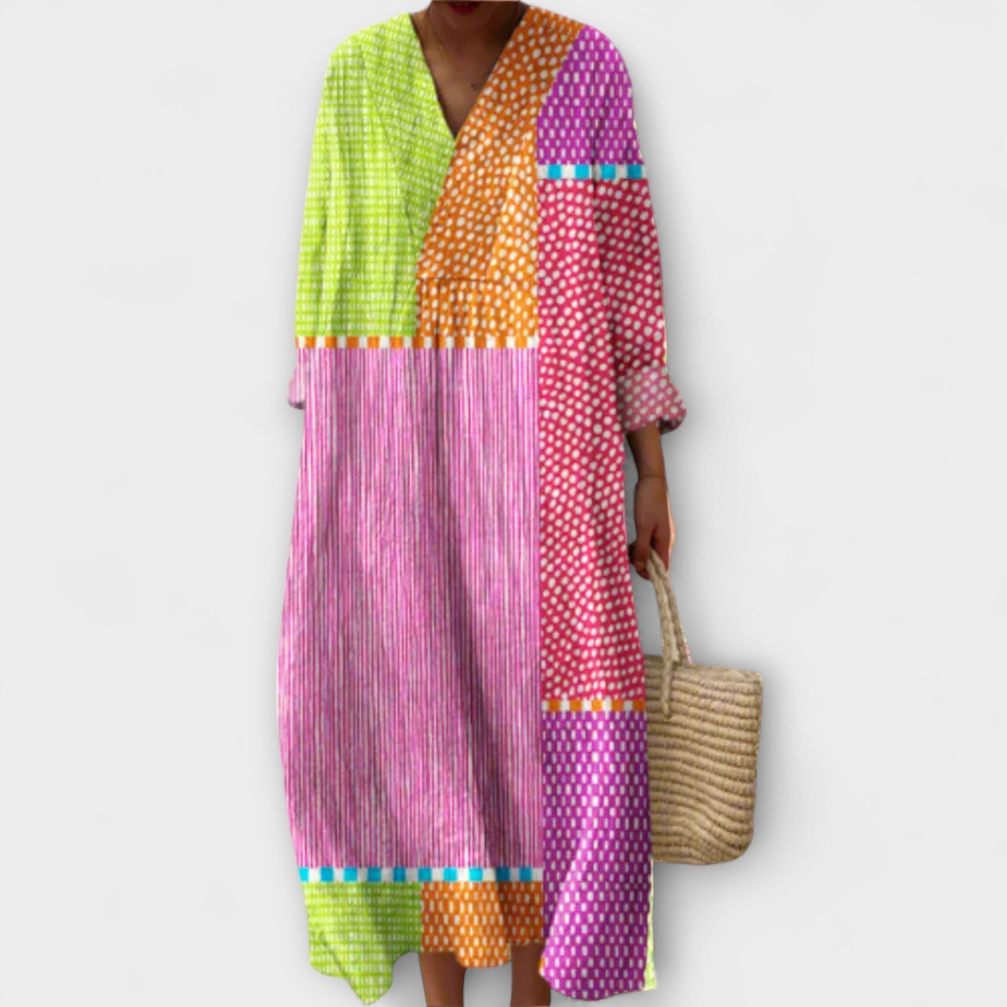 Mai - Stilig geometrisk kjole