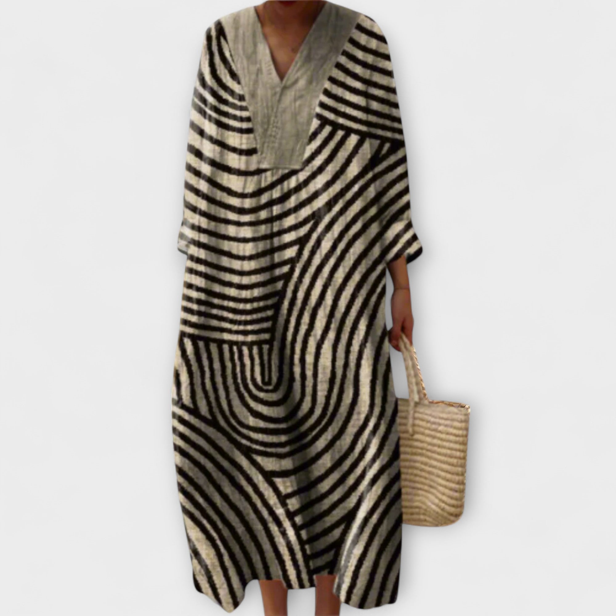 Abigail - Robe géométrique élégante