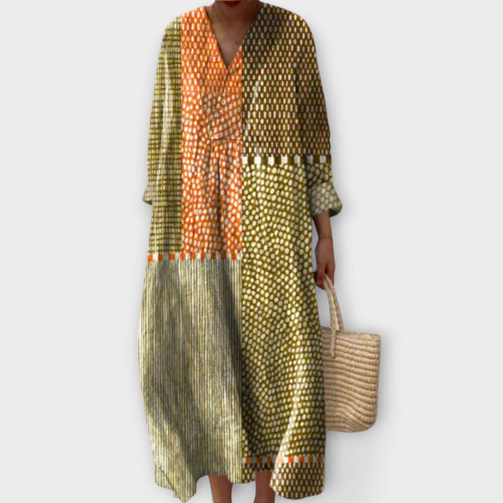 Gia - Robe élégante avec motif géométrique