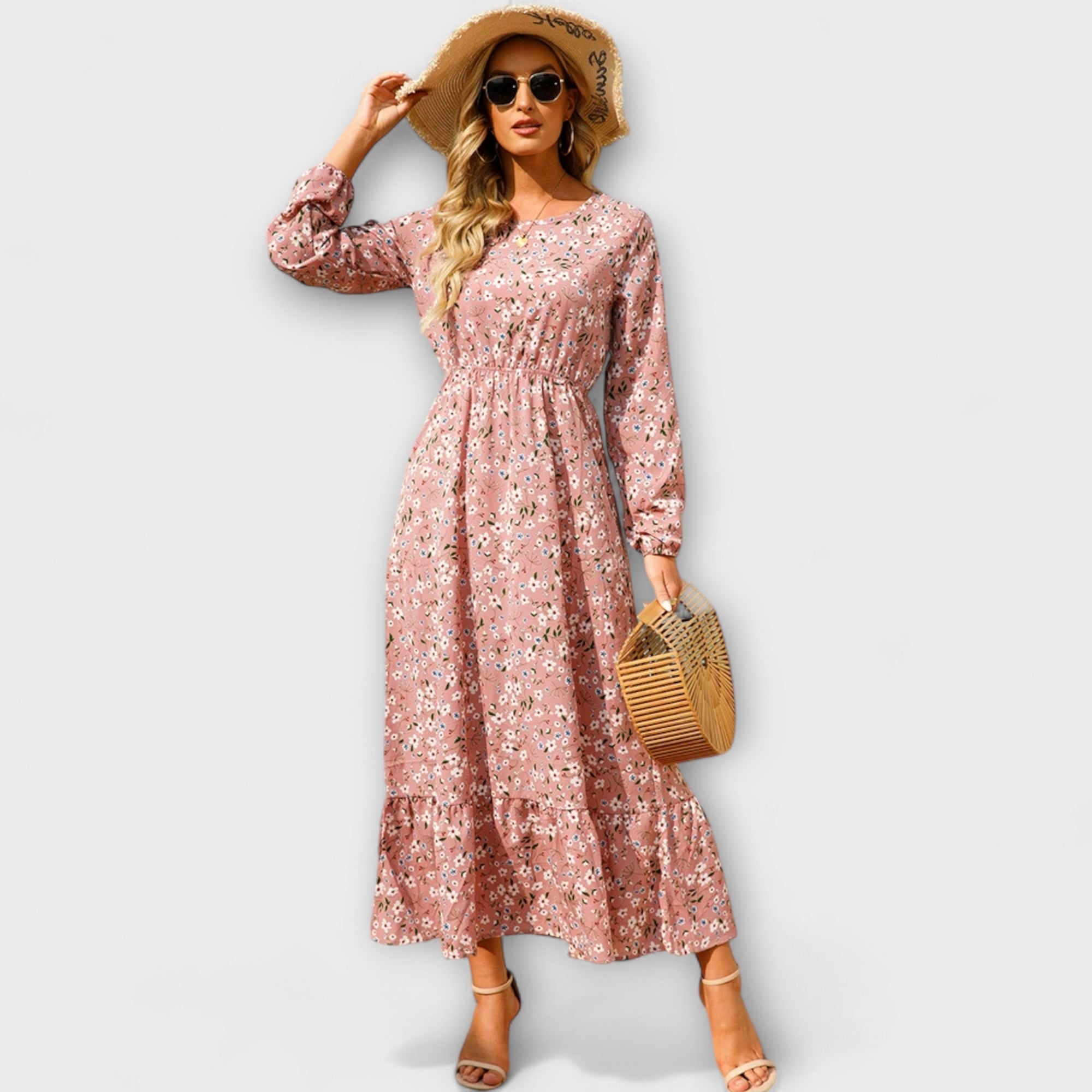 Boho sukienka maxi