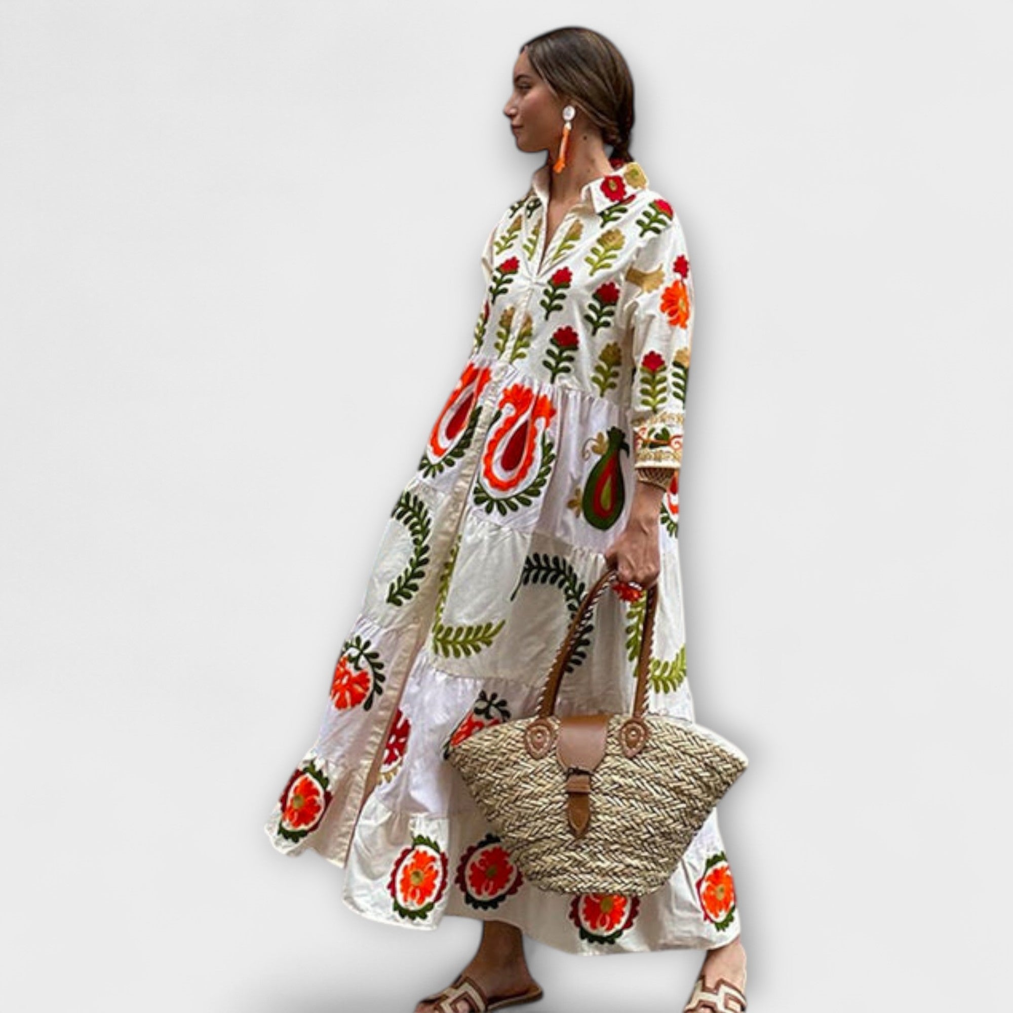 Diona - Vestido Floral Gracioso